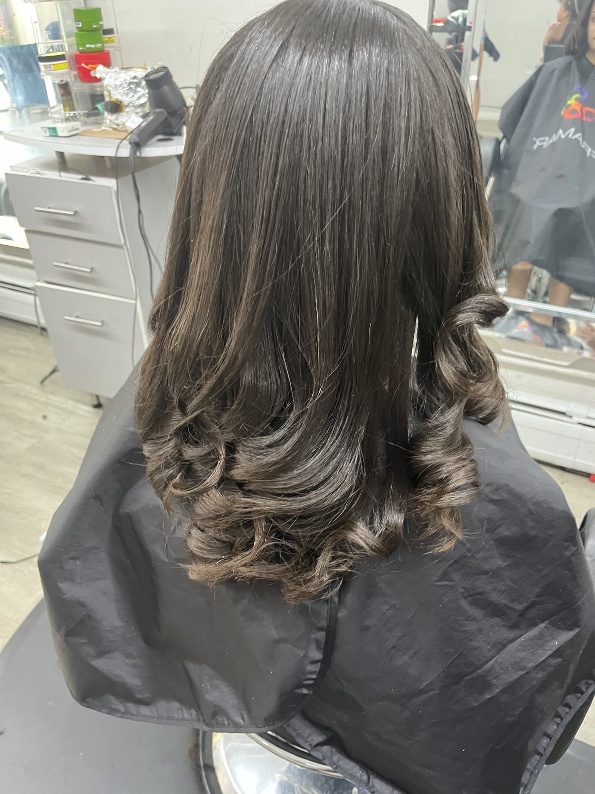 Blowout styled for a Ossining client at our Westchester salon