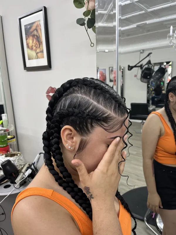 Sleek Cornrow Braids, Westchester NY